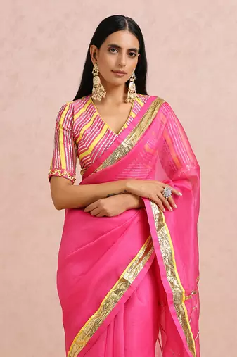 Fuschia Saree