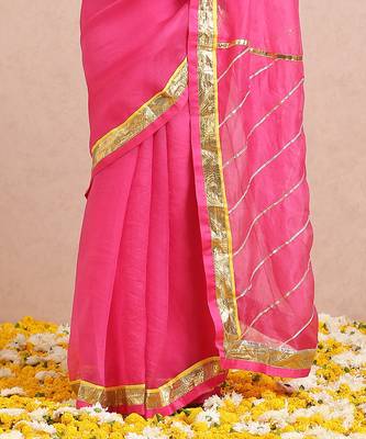 Fuschia Saree 6