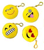 Small Smiley, Emoji Coin Pouch For Girls, Kids, Set of 4