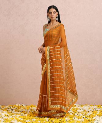 Rust Saree 2