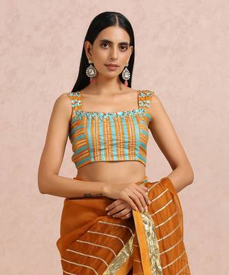 Rust Saree 4
