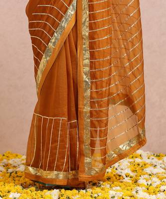 Rust Saree 6