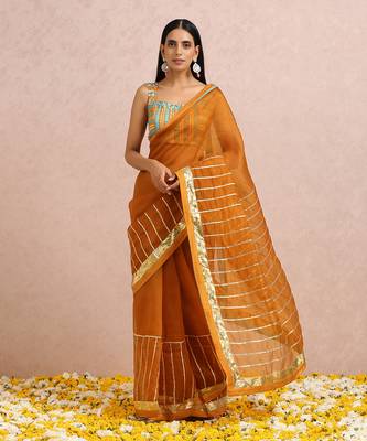 Rust Saree 9