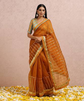 Rust Saree 10
