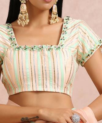 Peach Saree 4