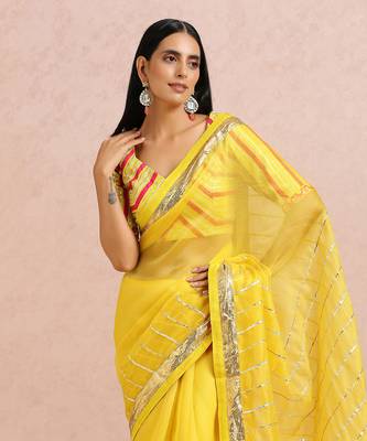 Lime Saree 3