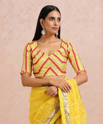 Lime Saree 4
