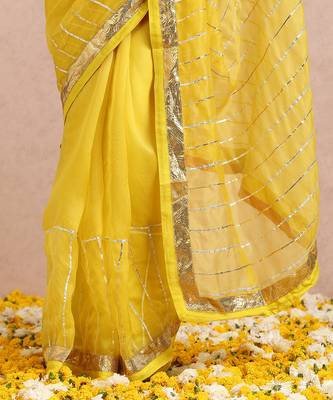 Lime Saree 7