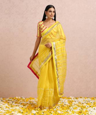 Lime Saree 9