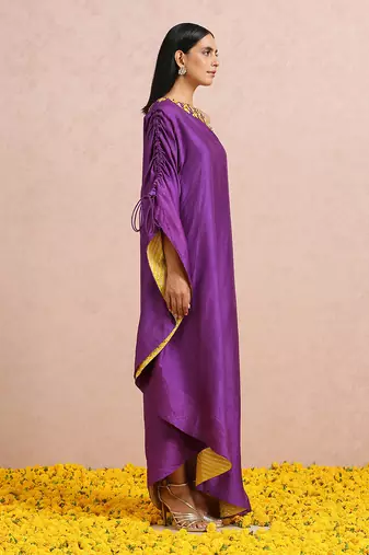 Plum One Shoulder Tunic