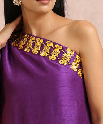 Plum One Shoulder Tunic 5