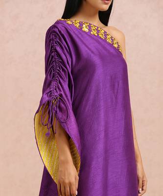 Plum One Shoulder Tunic 7
