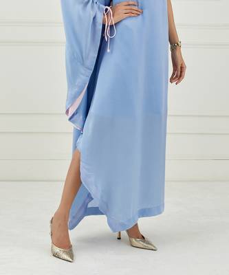 Moon Blue One Shoulder Dress 4