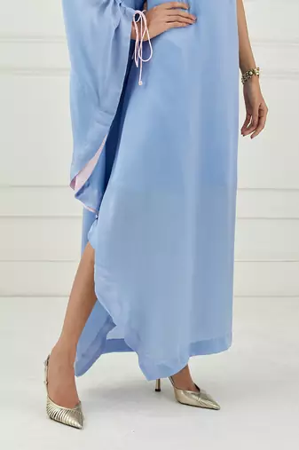 Moon Blue One Shoulder Dress