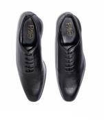 Brutus Black punched Wholecut oxfords