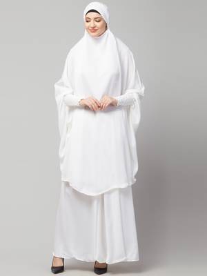 Nazneen Two pcs Khimer & Skirt Ready to wear Instant Hijab cum Naqab Set 1