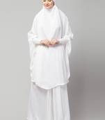 Nazneen Two pcs Khimer & Skirt Ready to wear Instant Hijab cum Naqab Set