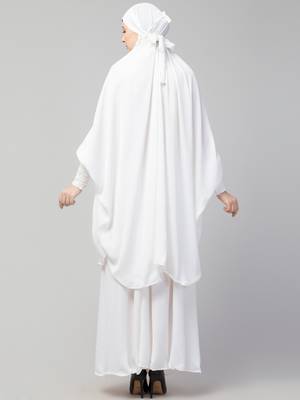 Nazneen Two pcs Khimer & Skirt Ready to wear Instant Hijab cum Naqab Set 4