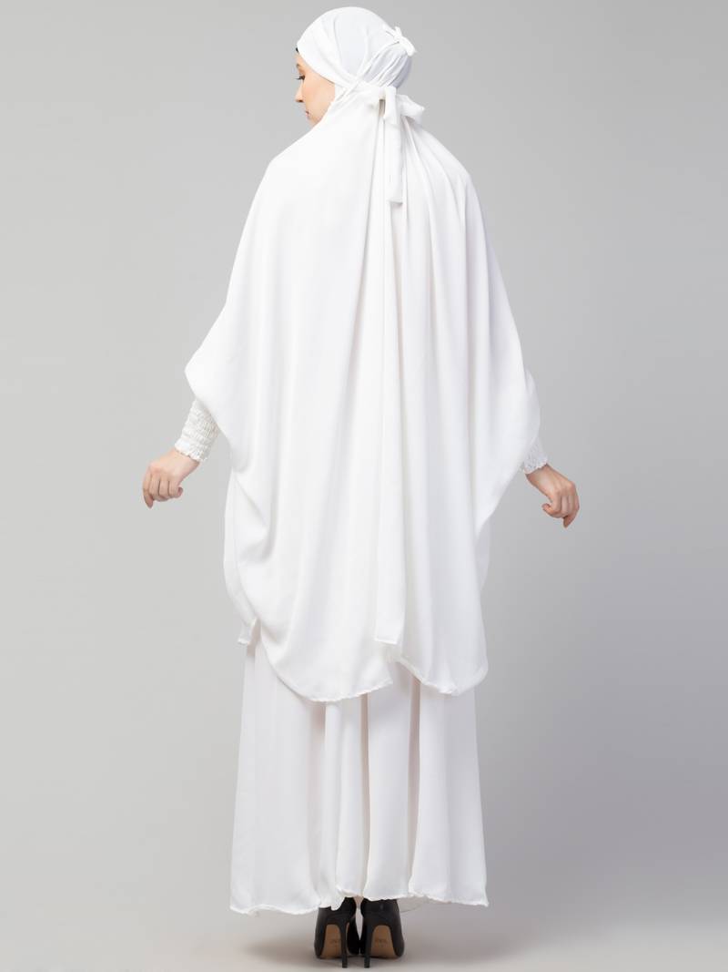 Nazneen Two pcs Khimer & Skirt Ready to wear Instant Hijab cum Naqab Set