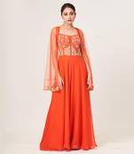 Orange Carina Jumpsuit