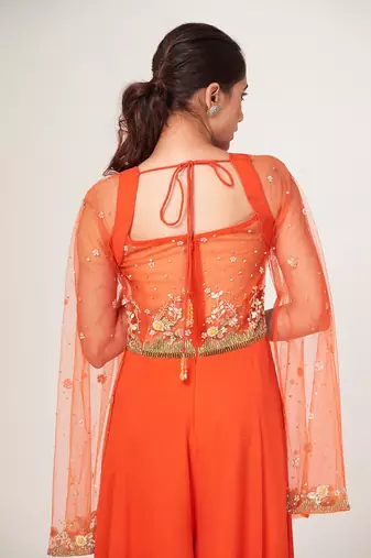 Orange Carina Jumpsuit