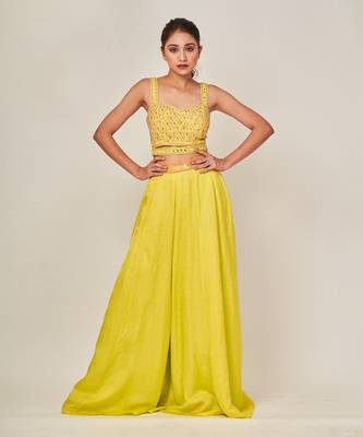 Lime Green Pixie Pant Set 1