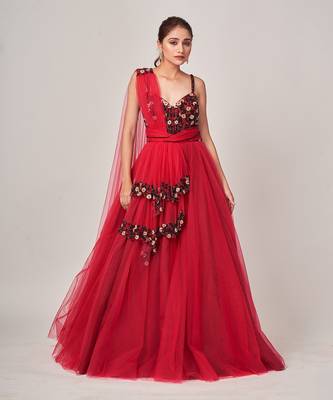 Cherry Pink Shae Gown 1