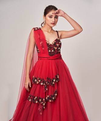 Cherry Pink Shae Gown 2