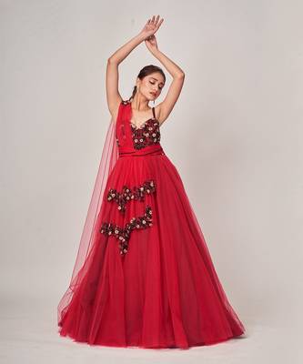 Cherry Pink Shae Gown 3