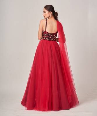 Cherry Pink Shae Gown 4