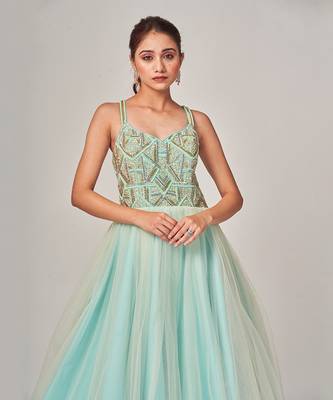 Ice Blue Elvina Gown 2