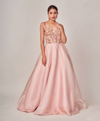 Blush Pink Isla Gown 1