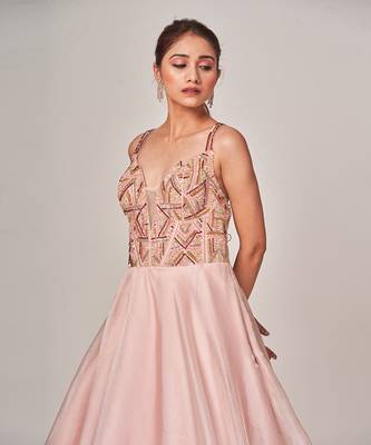 Blush Pink Isla Gown 3