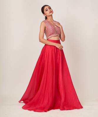 Hot Pink Mia Lehenga Set 2