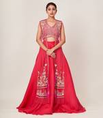 Hot Pink Mia Lehenga Set