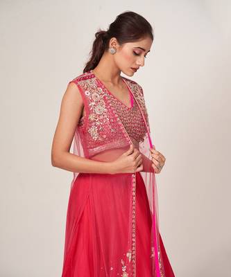 Hot Pink Mia Lehenga Set 4