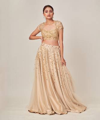 Beige Sadie Lehenga Set 1