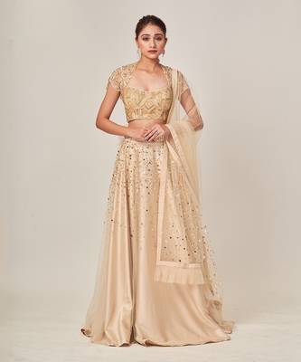 Beige Sadie Lehenga Set 2