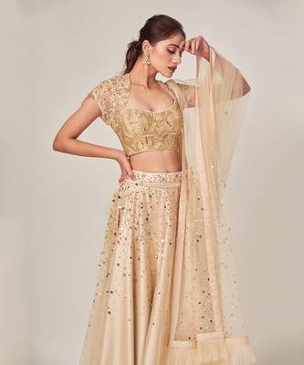 Beige Sadie Lehenga Set 3