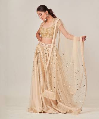 Beige Sadie Lehenga Set 4