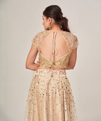 Beige Sadie Lehenga Set 5