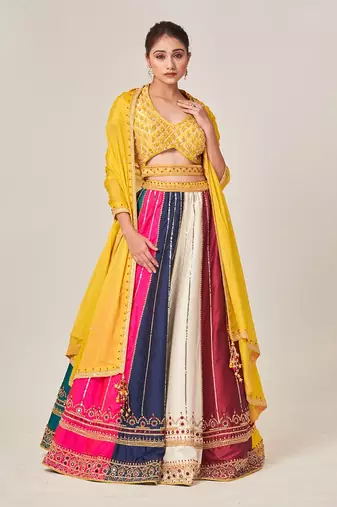 Multicolor Parisa Lehenga Set