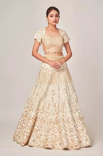 Offwhite Miranda Lehenga Set