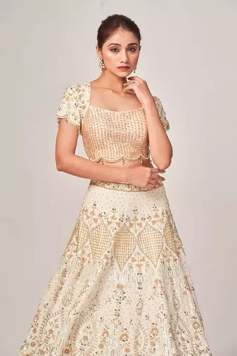 Offwhite Miranda Lehenga Set