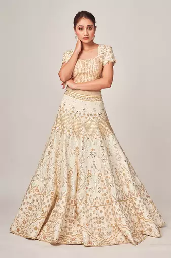 Offwhite Miranda Lehenga Set