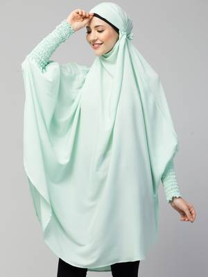 Nazneen Ready to Wear tie at back smoking at wrist with Naqab instant Khimer 2