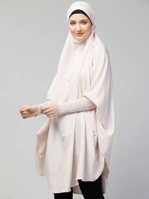 Nazneen Ready to Wear tie at back smoking at wrist with Naqab instant Khimer 2