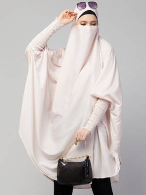 Nazneen Ready to Wear tie at back smoking at wrist with Naqab instant Khimer 3