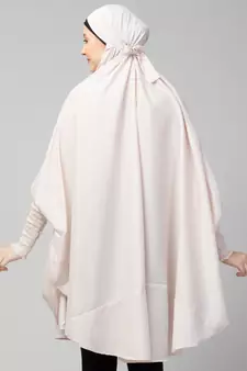 Nazneen Ready to Wear tie at back smoking at wrist with Naqab instant Khimer