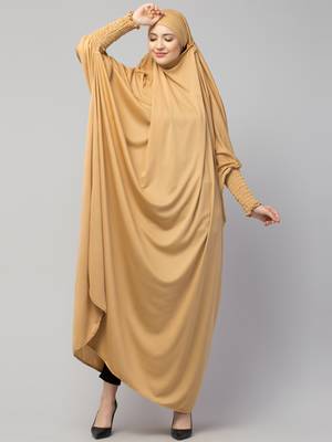Nazneen Smoking Sleeve Tie at Back Ready To Wear Instant Full Size Jeresy JiIbab 1